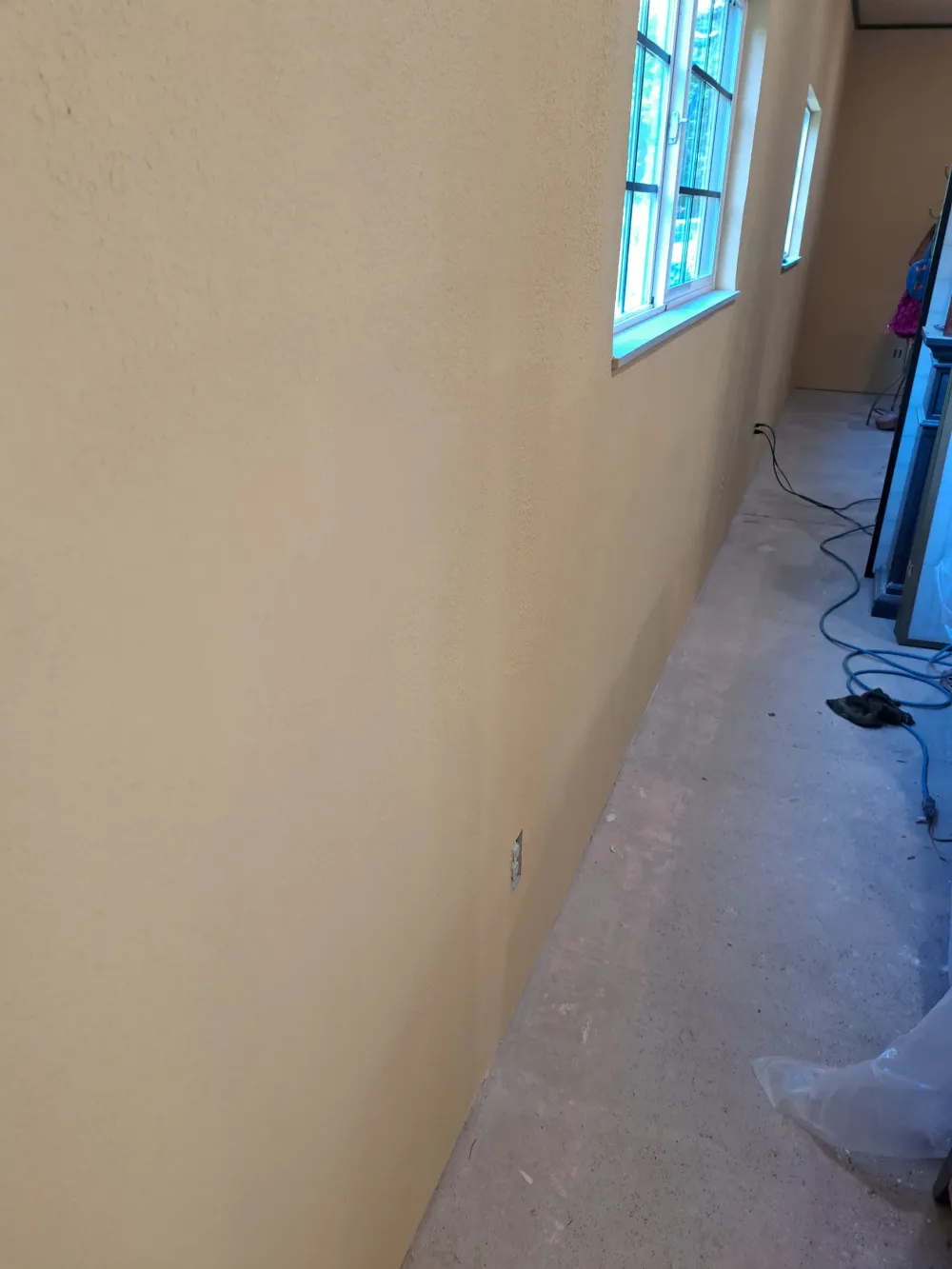 Garage water damage image